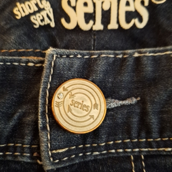 Short & Sexy Series 31 Women's Jean Shorts with Distressed Details & Embroidery - Picture 9 of 9